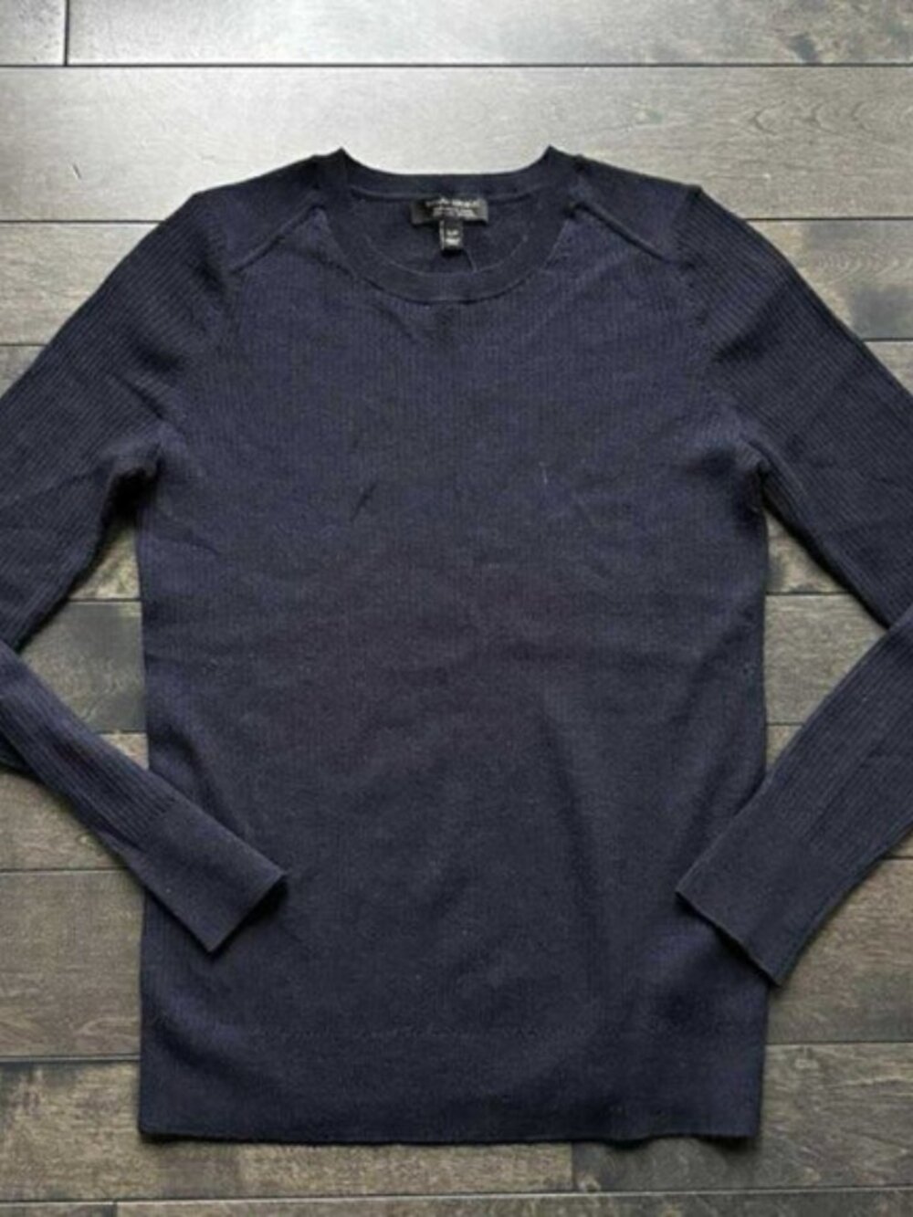 Banana Republic Ribbed Merino Wool Crewneck Sweater